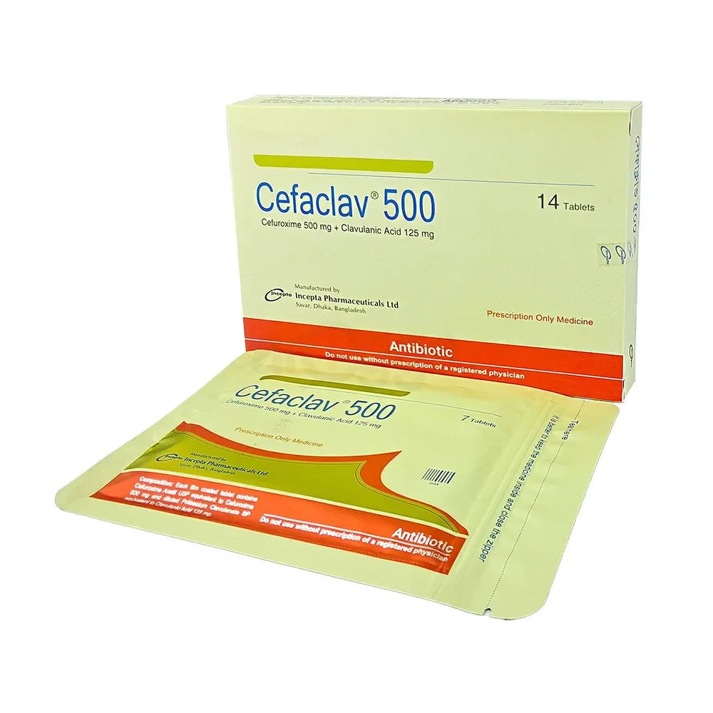 Cefaclav 500mg Tablet