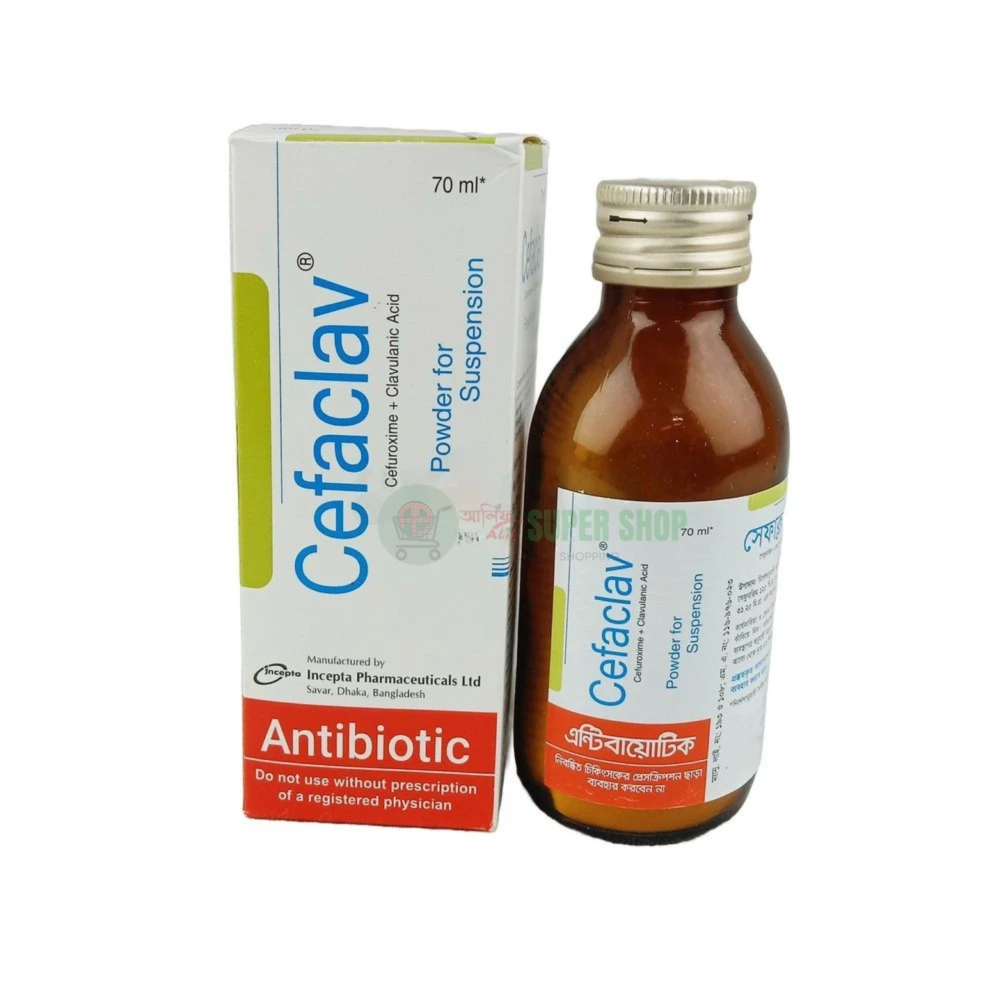 Cefaclav Powder for Suspensio 70ml