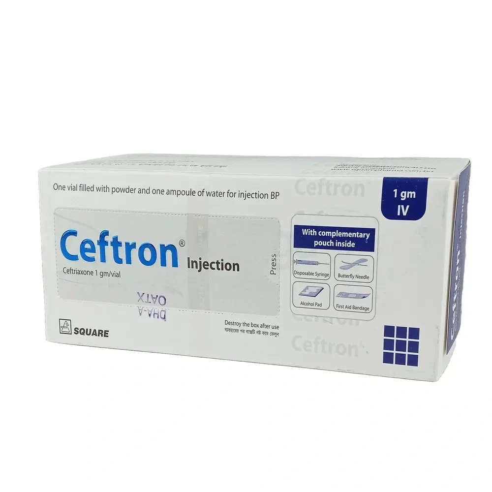 Ceftron 1gm IV injection