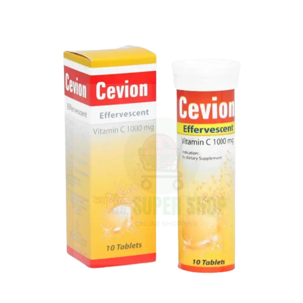Cevion Effervescent Vitamin C1000mg Tablet 10 piece