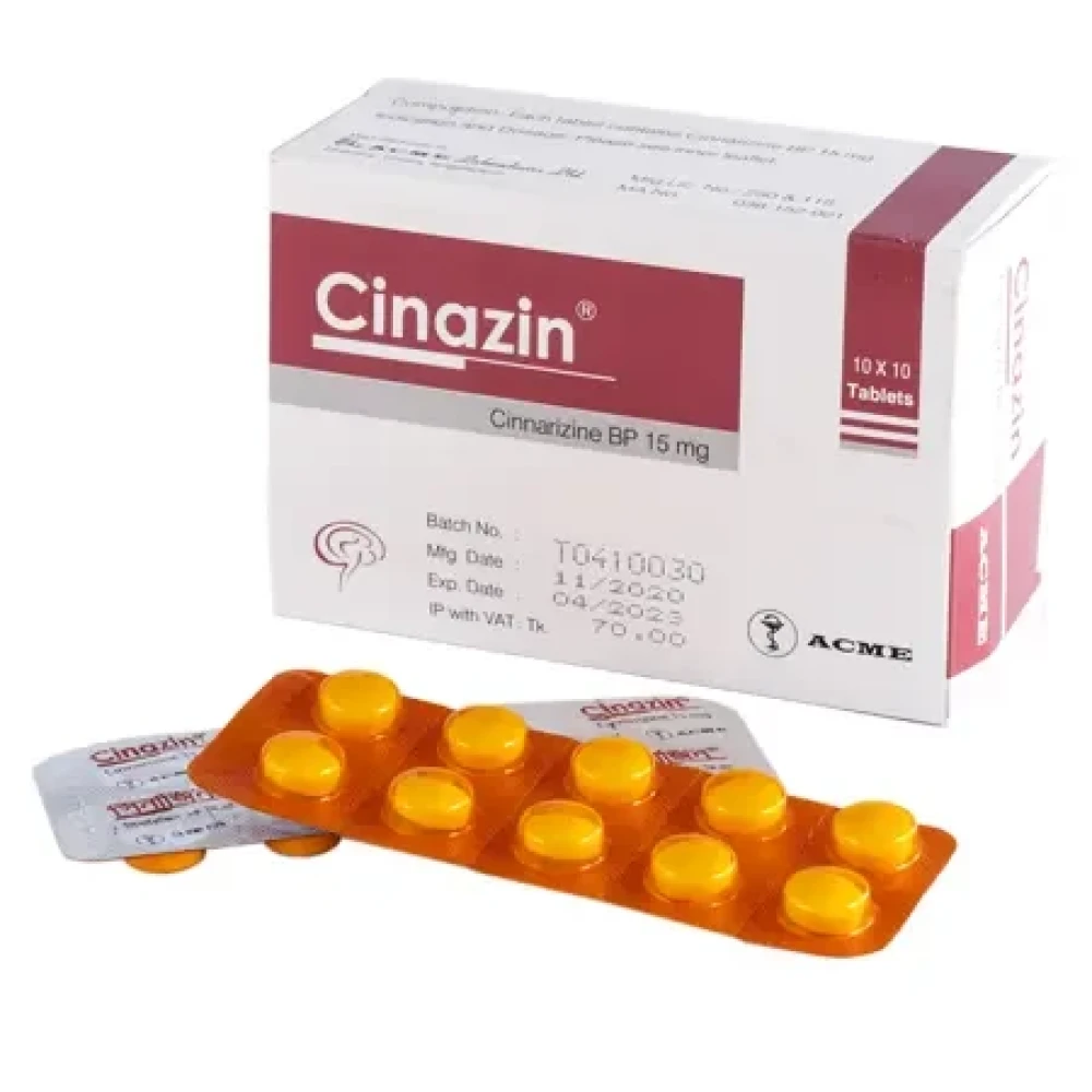 Cinazin 15mg Tablet