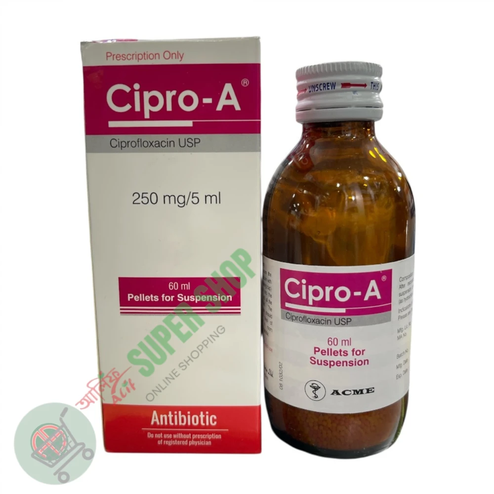 Cipro-A 250mg/5ml Powder for Suspension