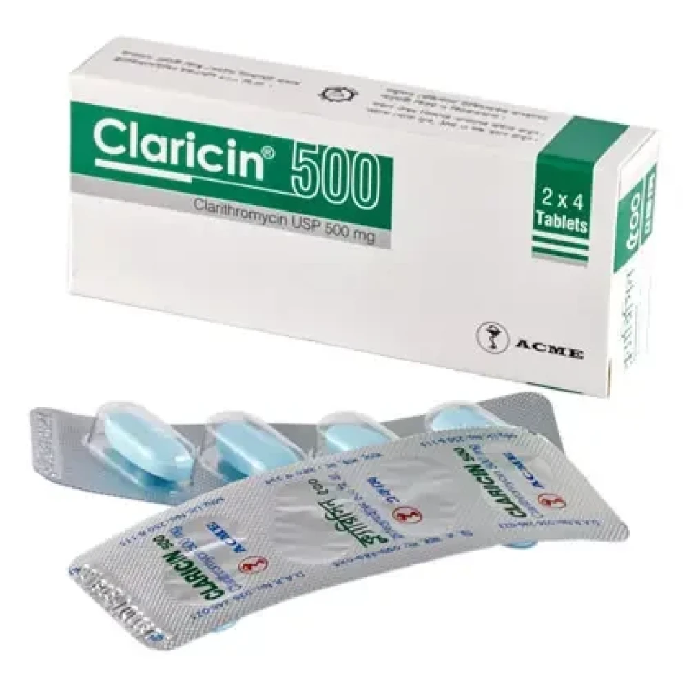 Claricin 500 mg Tablet