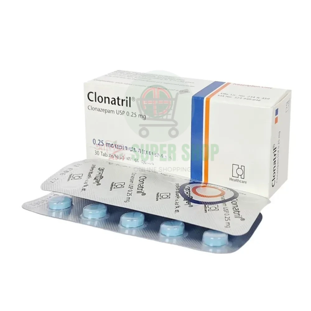 Clonatril 0.25mg Tablet