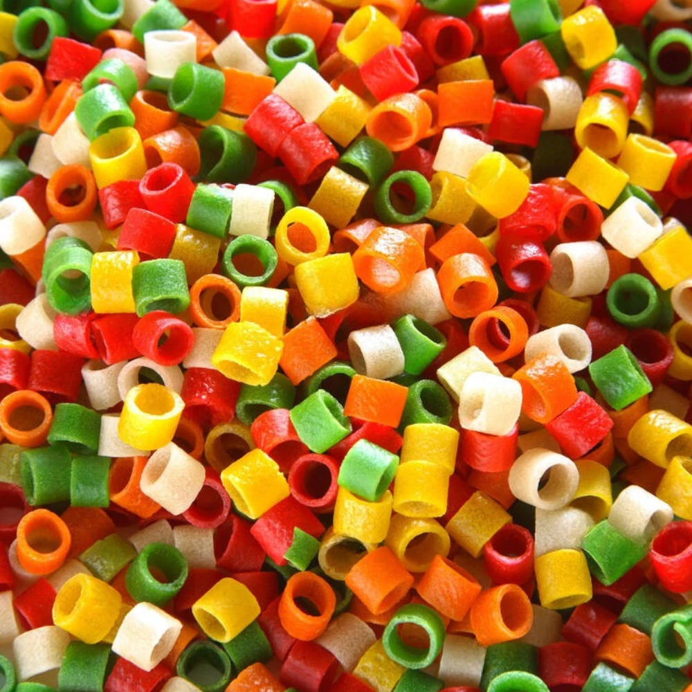 Colourful Raw Ring Chips 200g