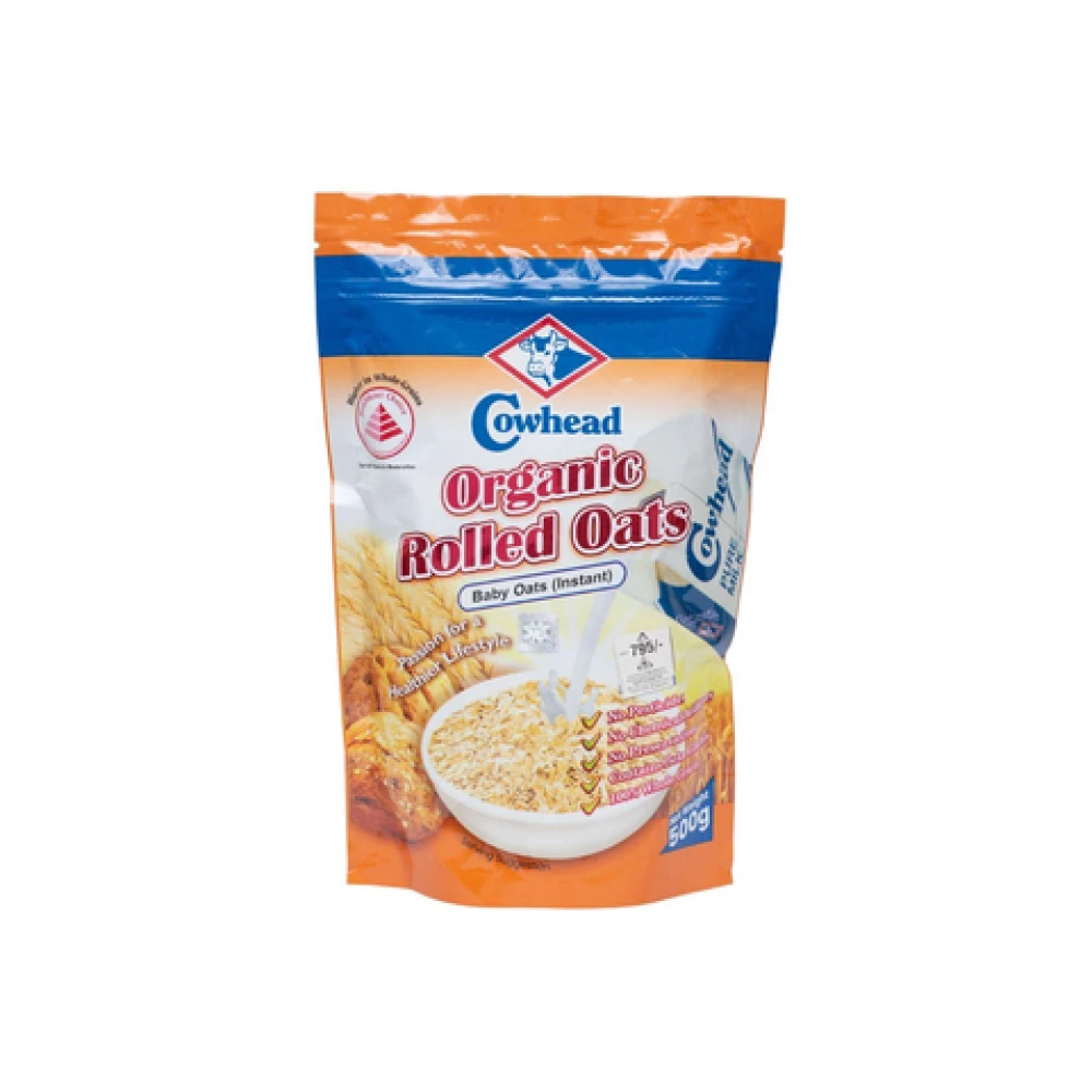 Cowhead Organic Rolled Oats 500g
