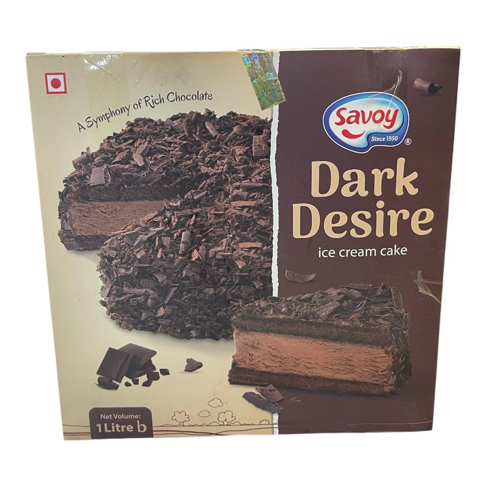 Savoy Dark Desire Ice Cream Cake 1000ml