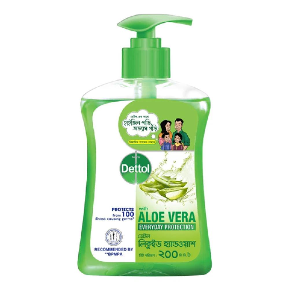 Dettol Aloe Vera Liquid Handwash 200mll