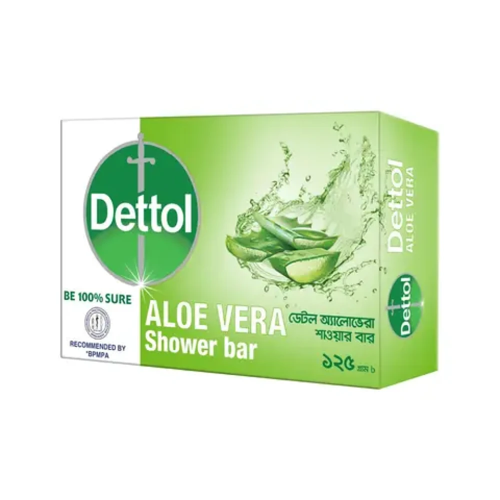 Dettol Aloe Vera Soap 125gm