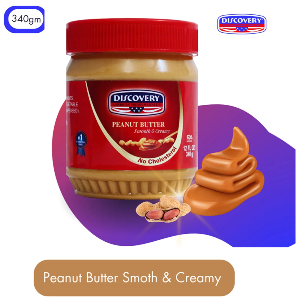 Discovery Peanut Butter Smooth & Creamy 340gm