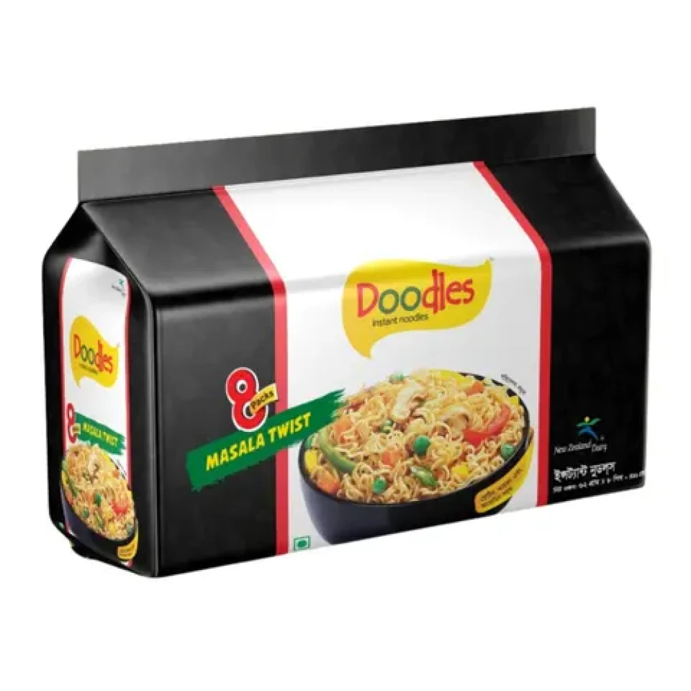 Doodles Masala Twist Instant Noodles 8 Pack  496g