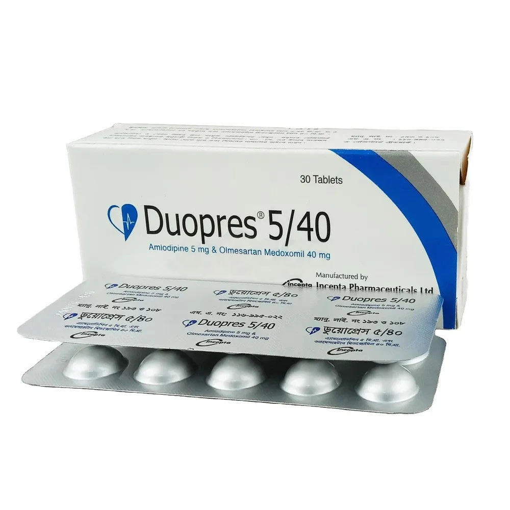 Duopres 5/40 mg Tablets