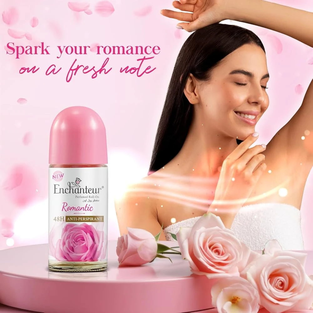 Enchanteur Romantic Perfumed Deo Roll On 50ml