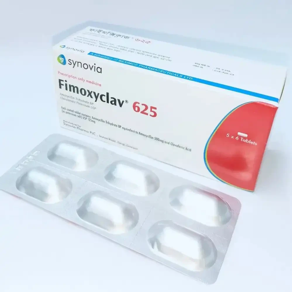 Fimoxyclav 625mg Tablet