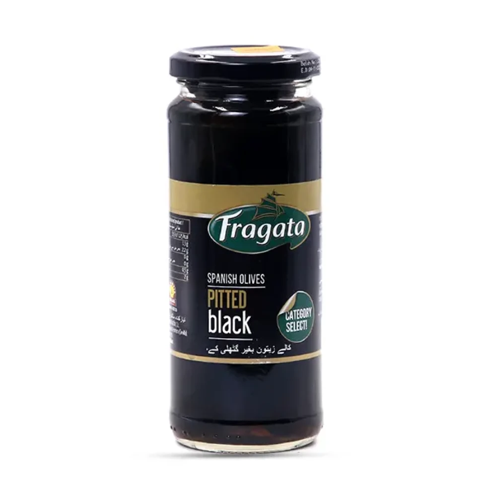 Fragata Pitted Black Olives 330g