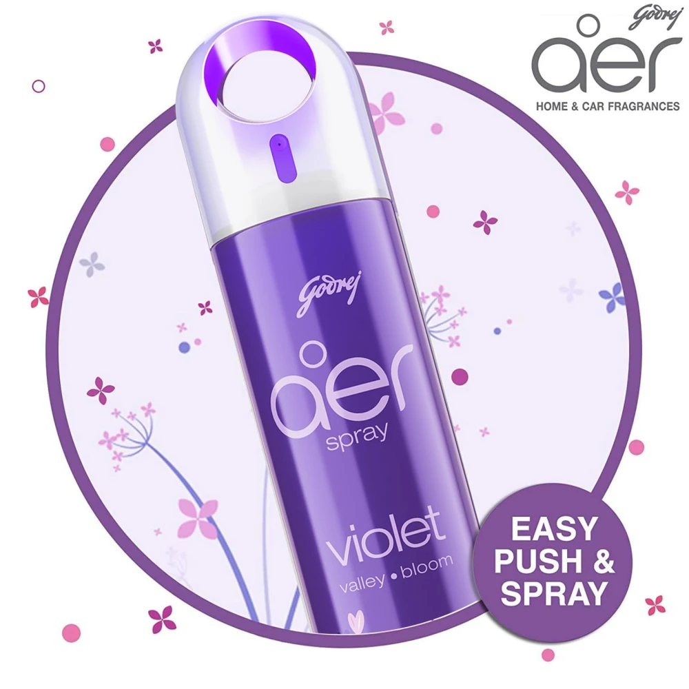 Godrej Aer Violet Valley Bloom Spray 270ml