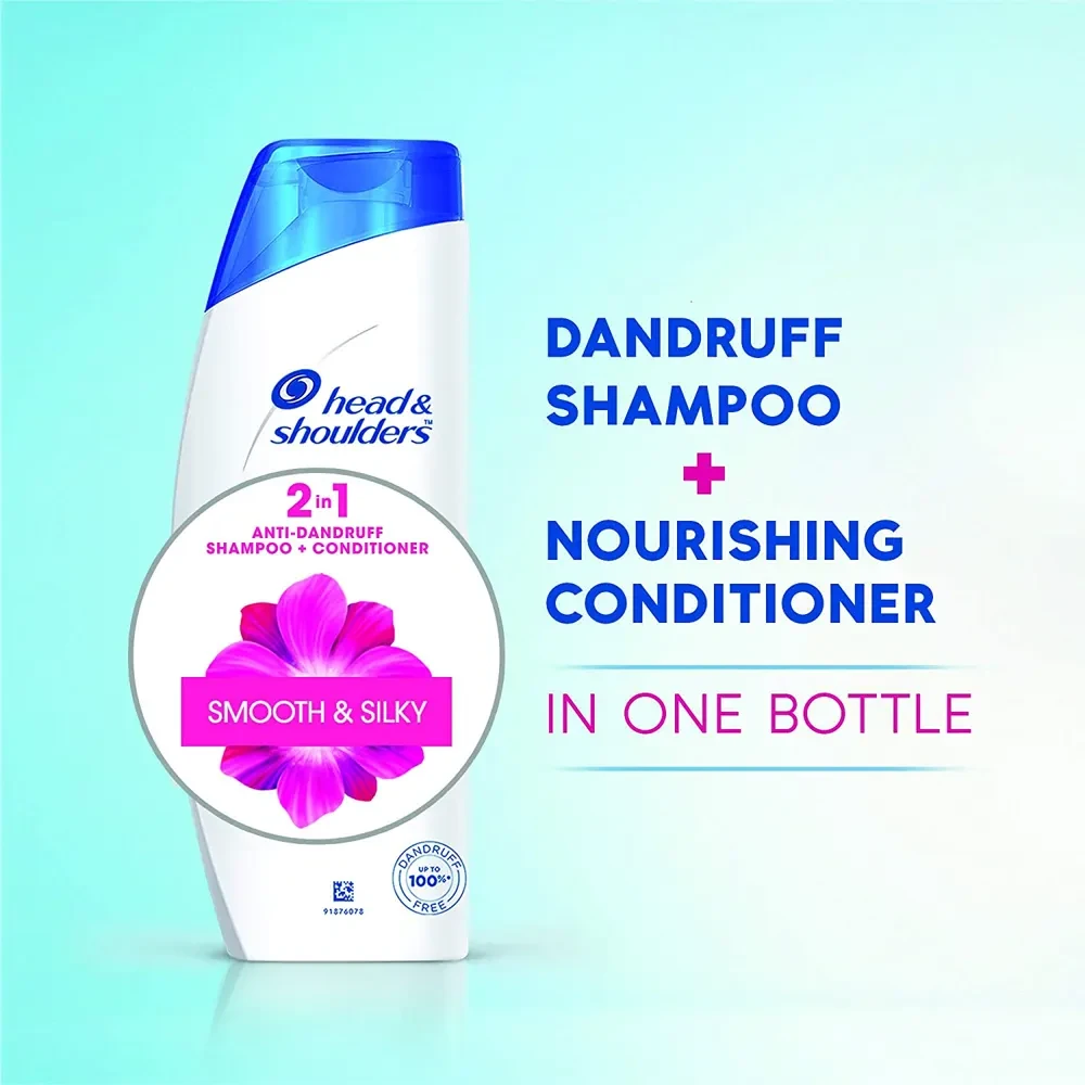 Head & Shoulders 2in1 Smooth and Silky Shampoo+Conditioner 180ml