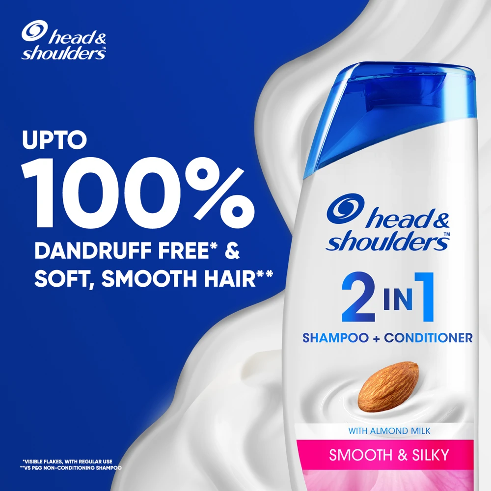 Head & Shoulders Smooth & Silky 2 in 1 180ml