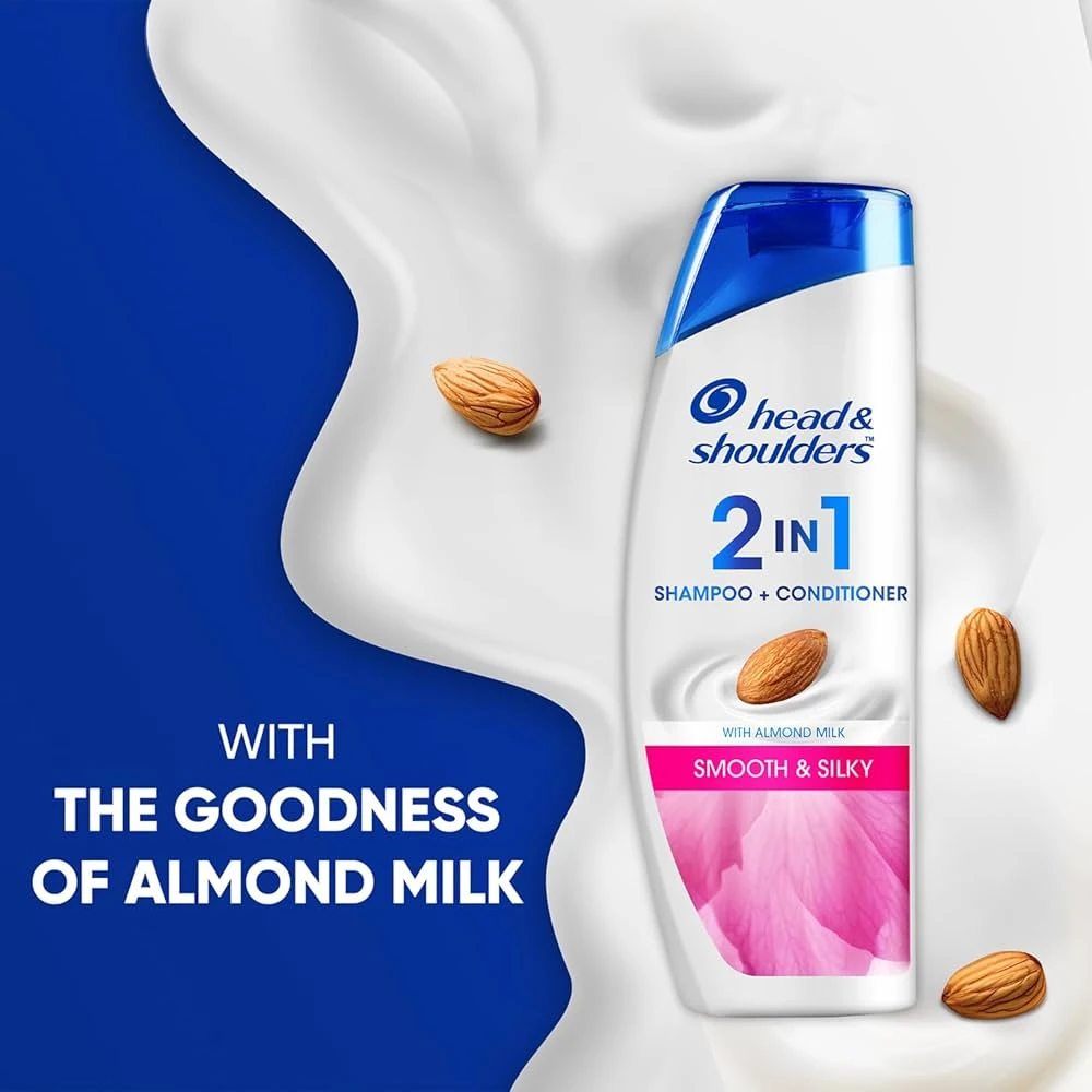 Head & Shoulders Smooth & Silky 2 in 1 180ml