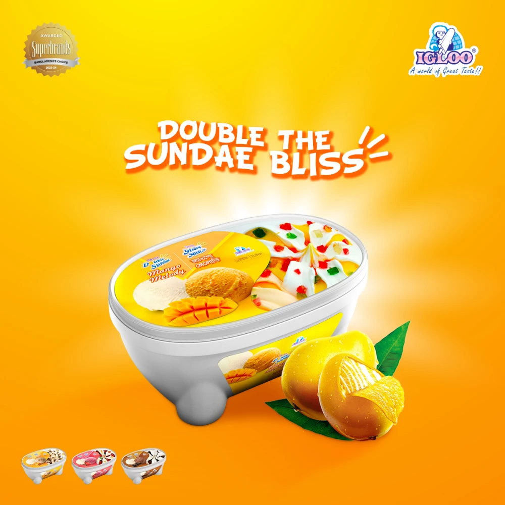 Igloo Double Sundae Mango 1L