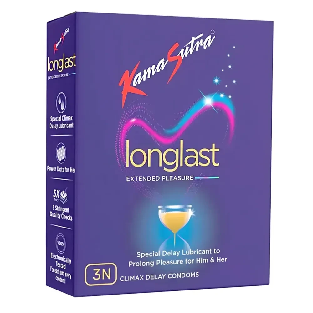 Alif Super Shop | Kamasutra Long Last Condom, image size:1000x1000