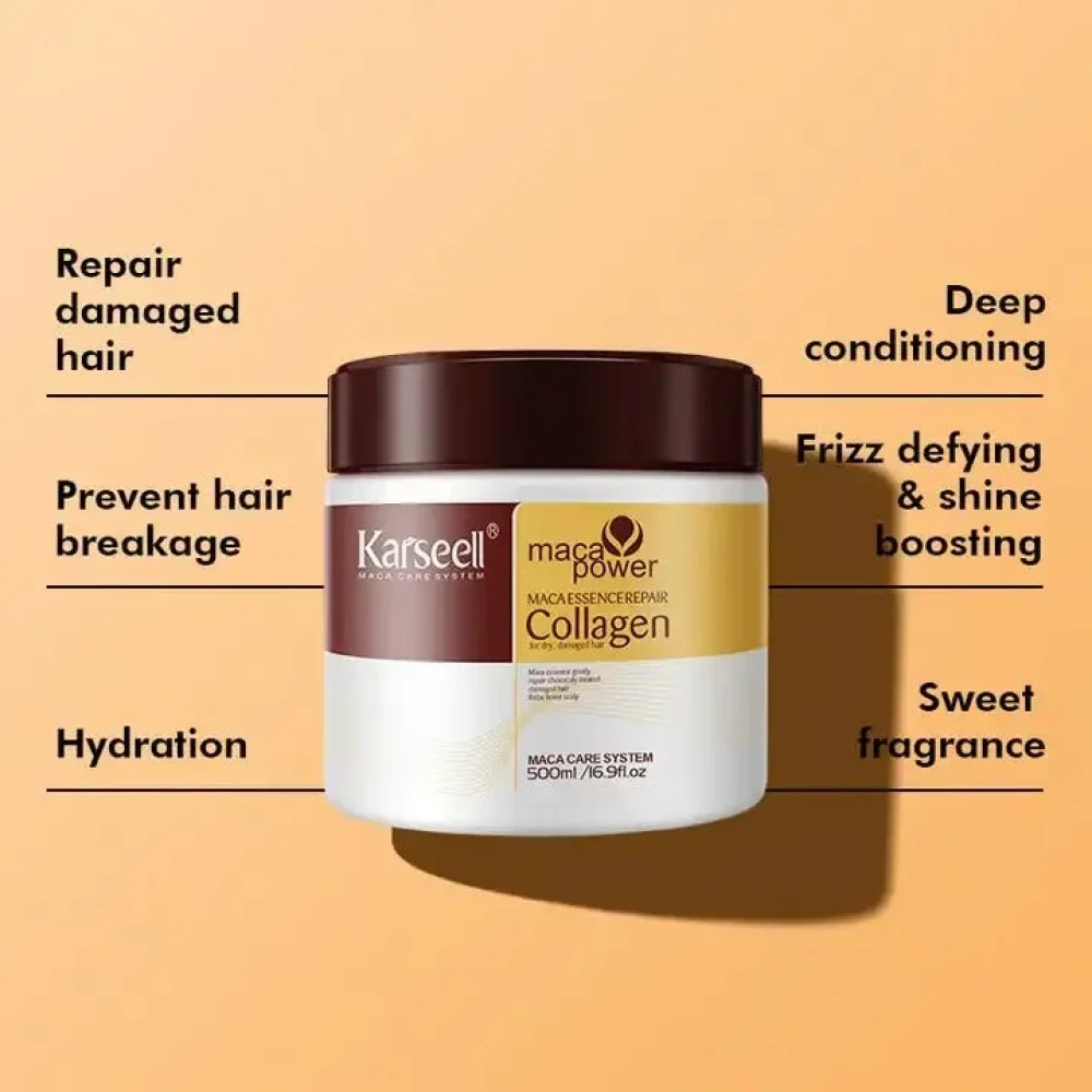 Karseell Collagen Hair Mask Maca Power 500ml