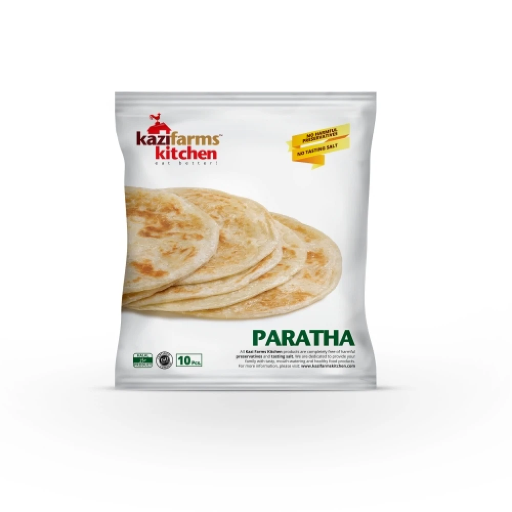 Kazi Farms Plain Paratha 650gm 10pcs