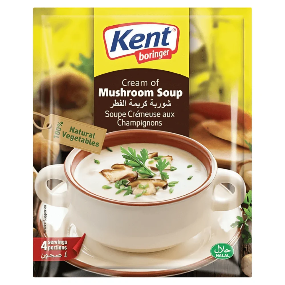 Kent Boringer Cream Of Mushroom Soup 68g