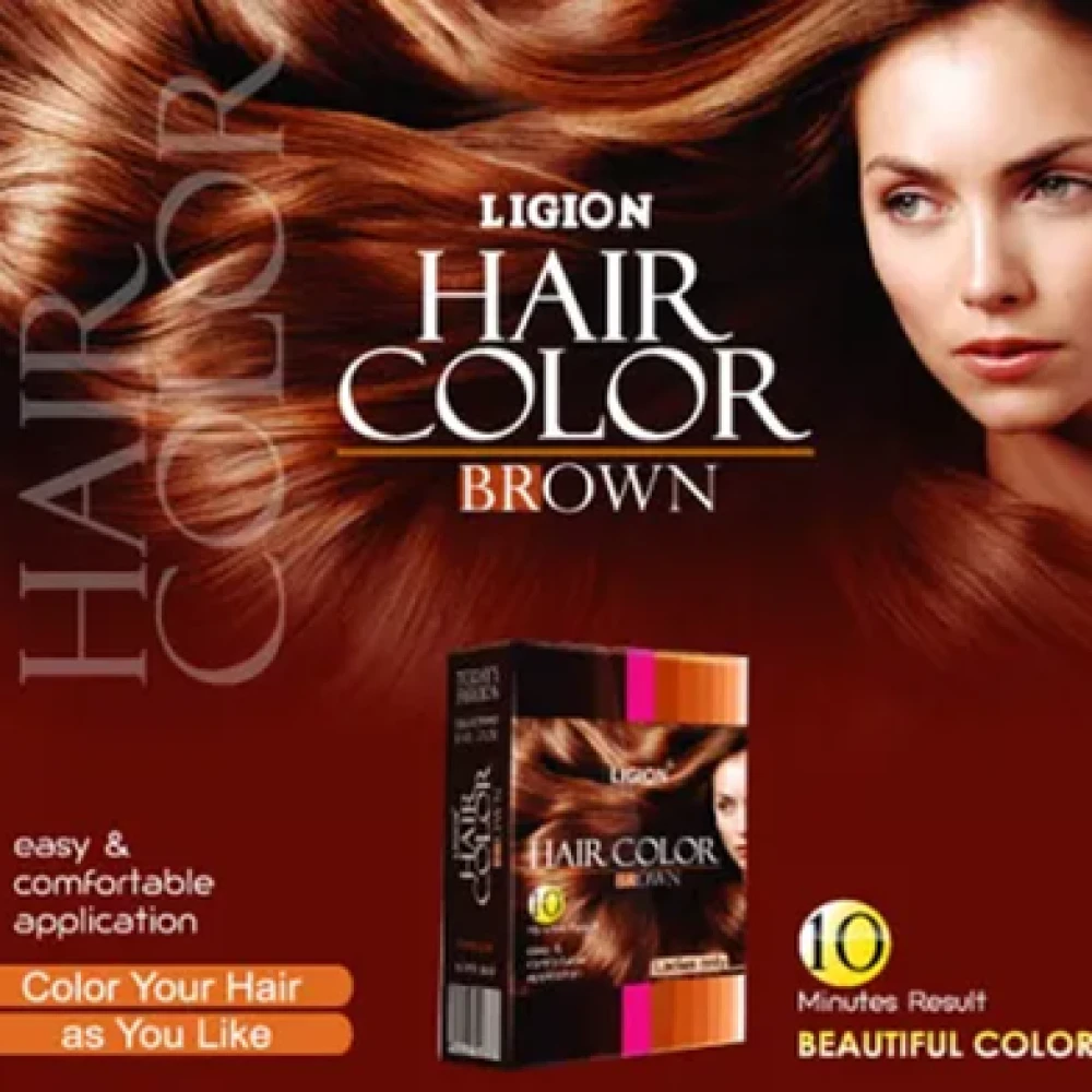 Ligion Hair Color Brown 30ml