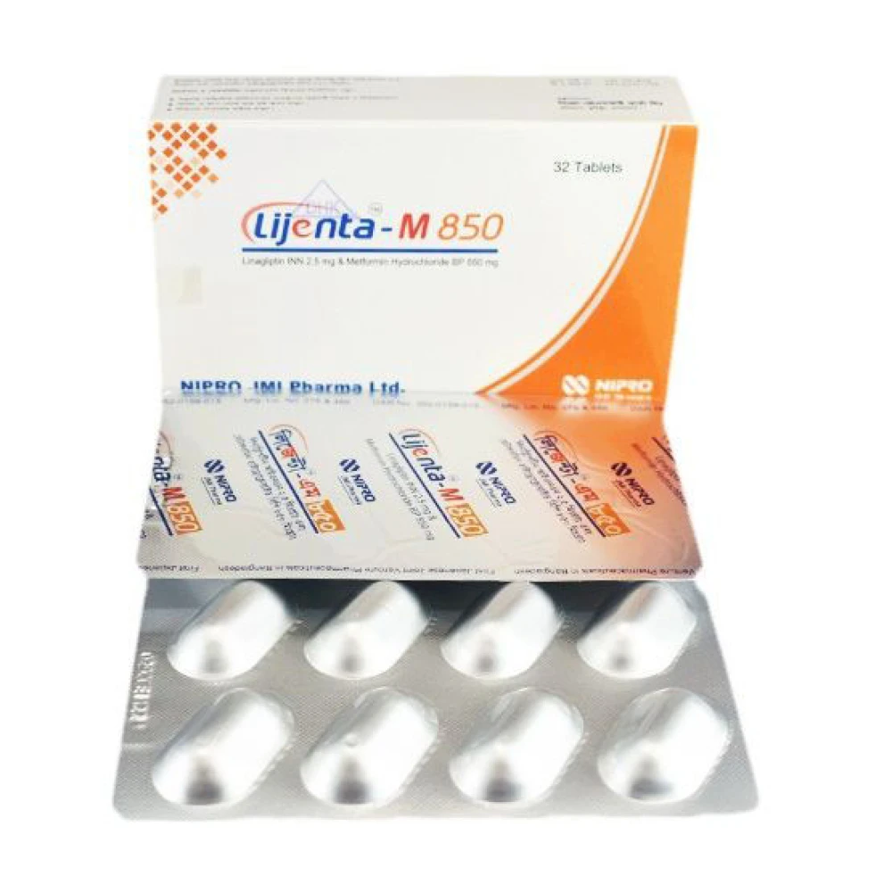 Lijenta-M 850 mg Tablets