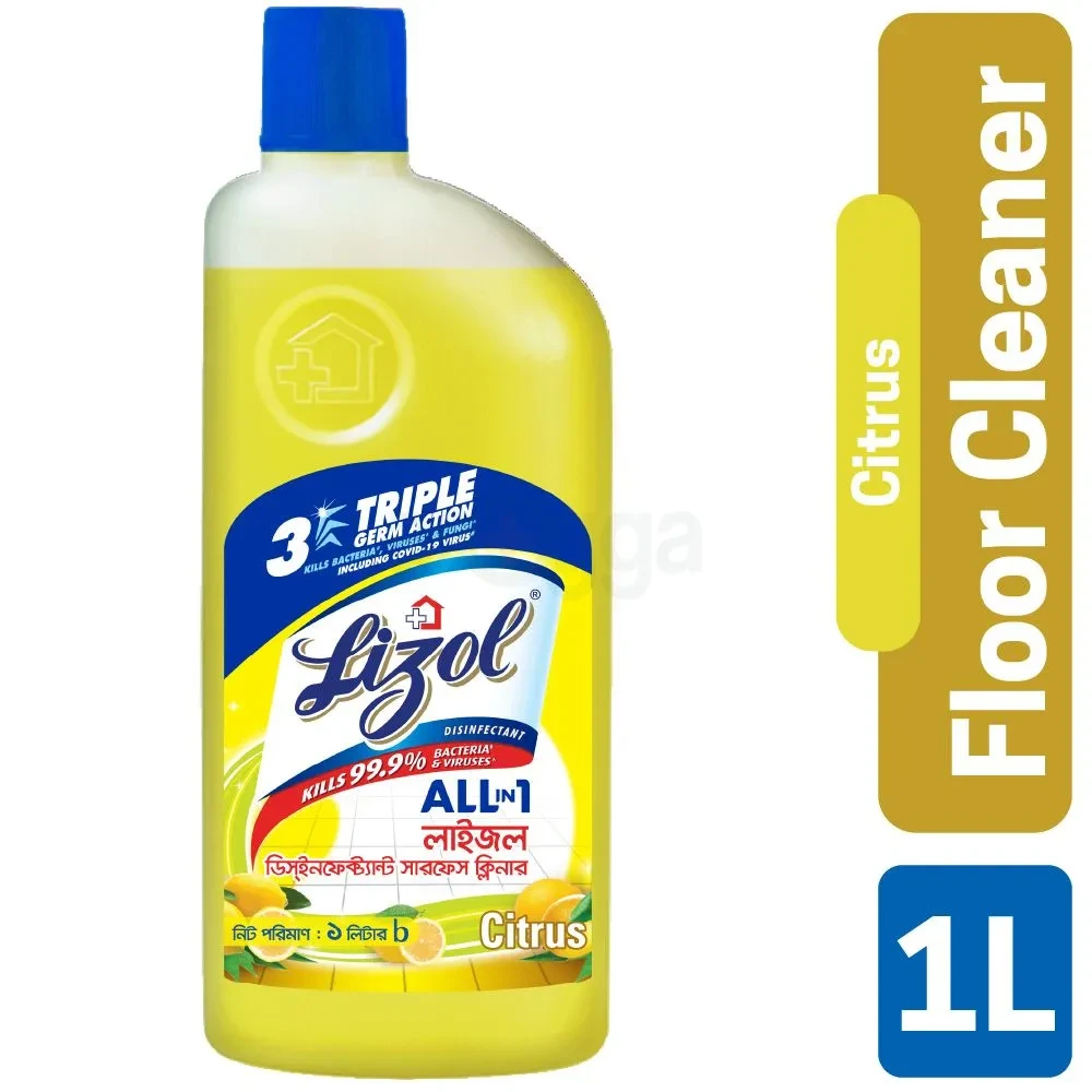 Lizol Citrus Disinfectant Surface Cleaner 1 Ltr
