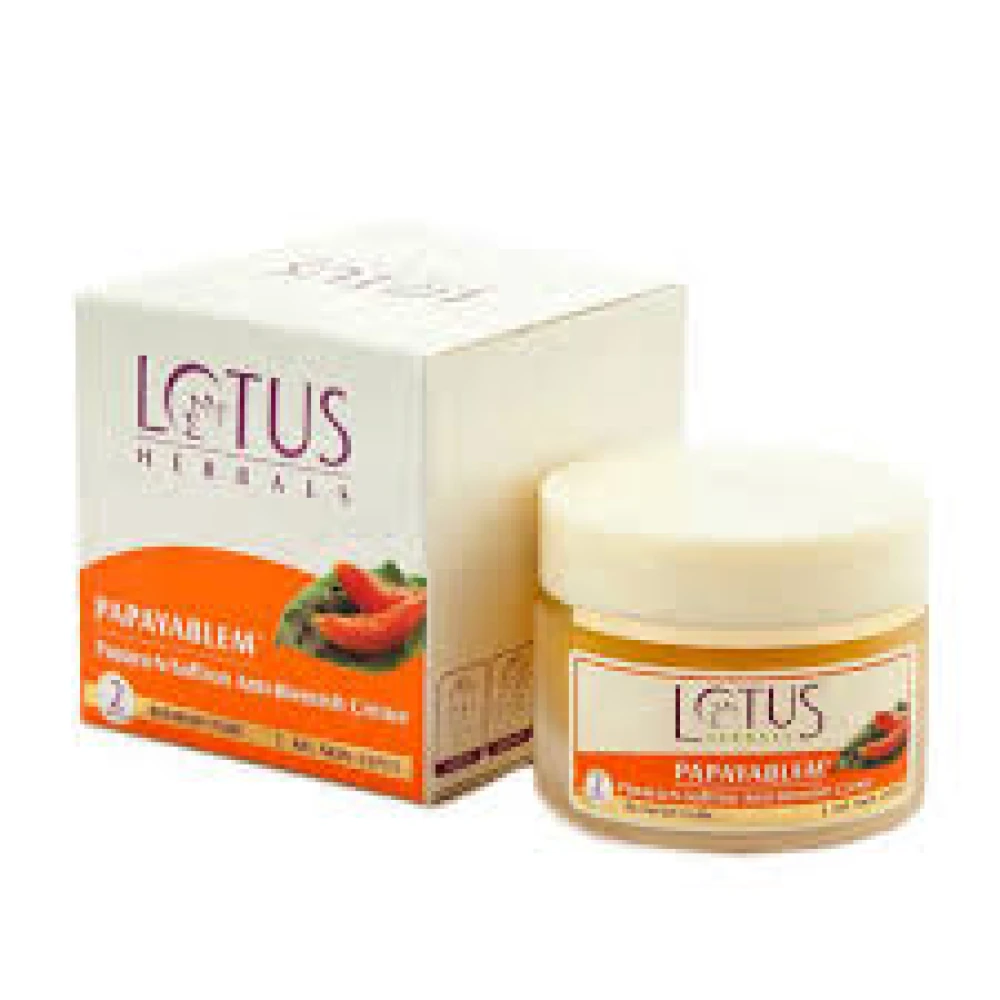 Lotus Herbals Papaya-N-Saffron Anti-Blemish Creme 50gm