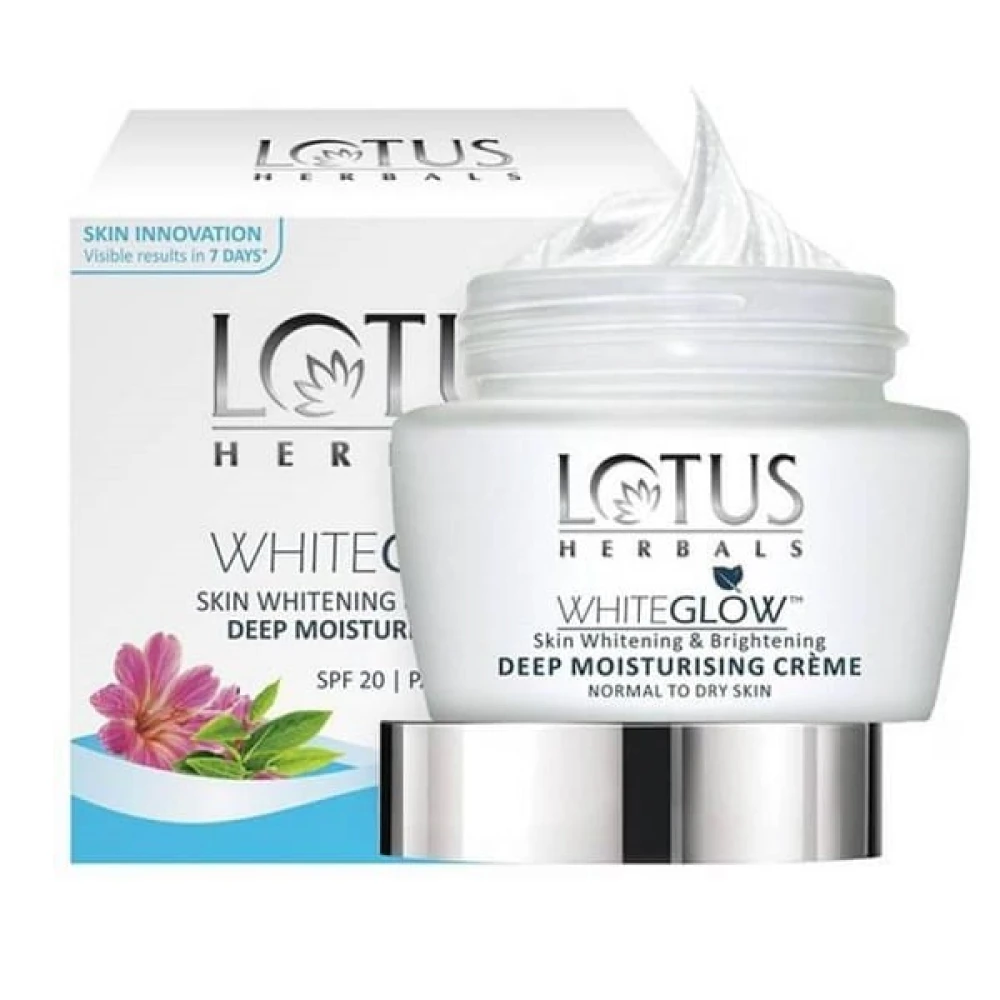 Lotus Herbals WhiteGlow Deep Moisturising Creme SPF 20 PA+++ 60gm