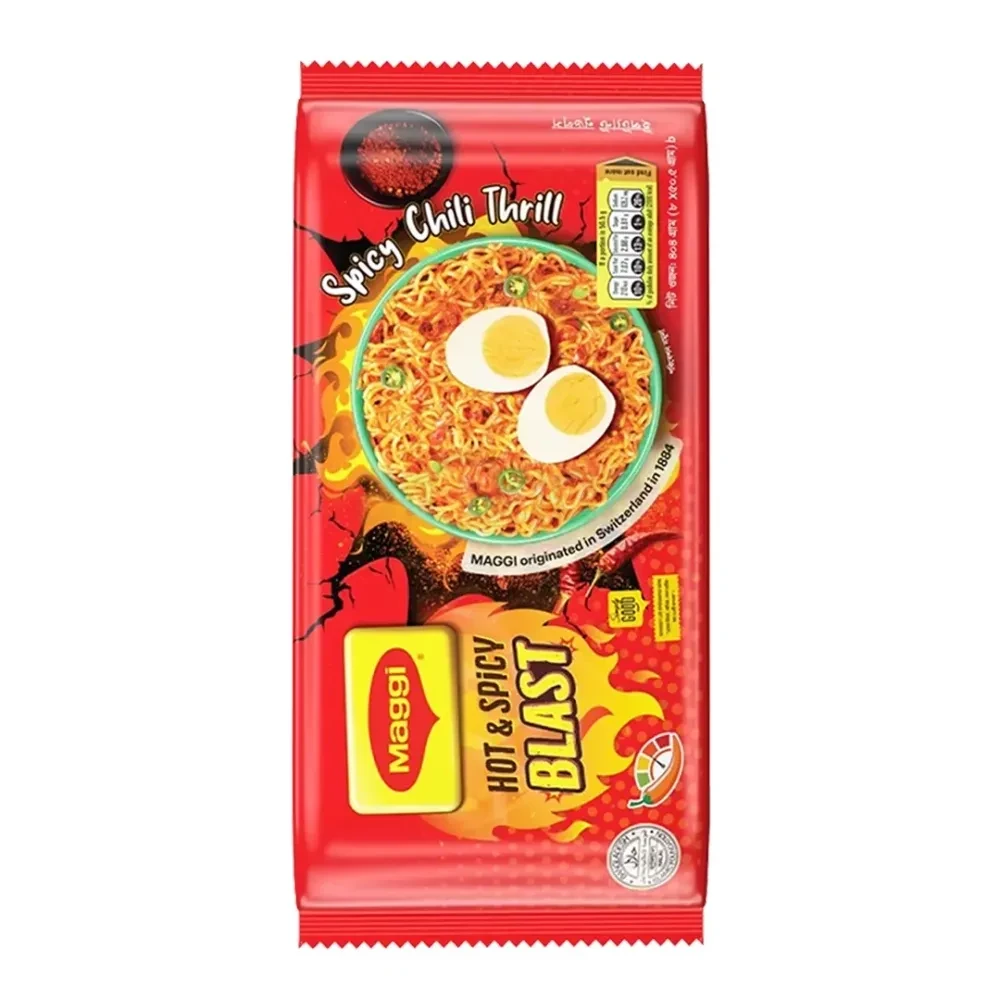 Maggi Hot & Spicy Masala Blast - 8pcs Buy 1 Get 1 Free