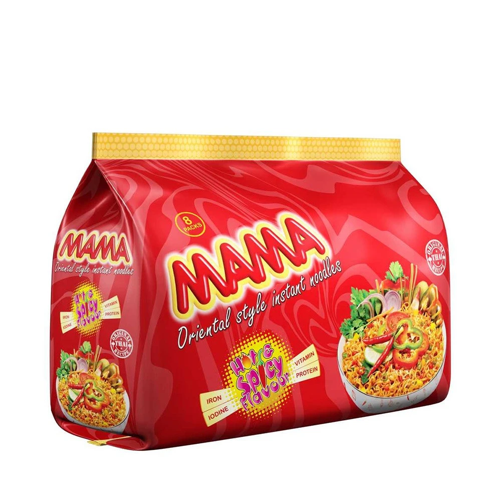 Mama Hot Spicy Flavour Noodles 8packs (496g)