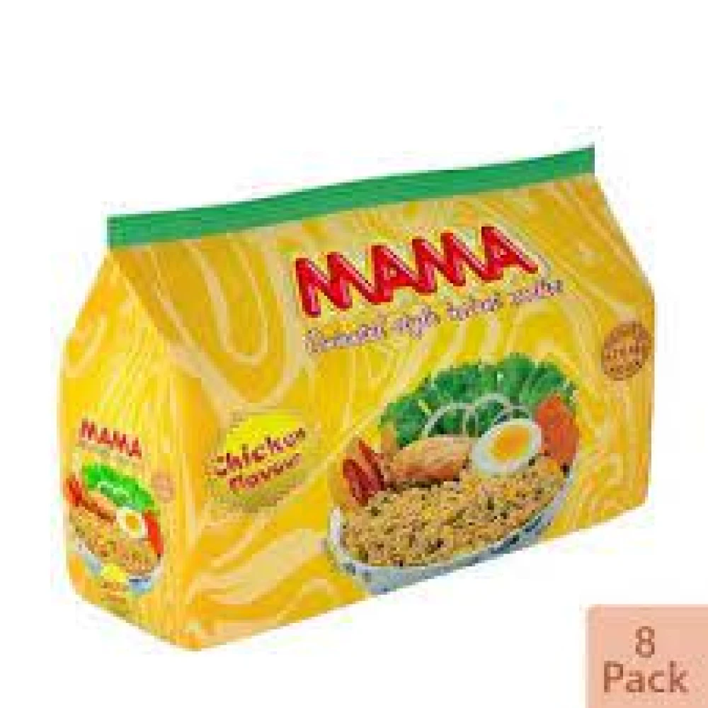 Mama Oriental Style Instant Nodles- 496 gm (8 pac)