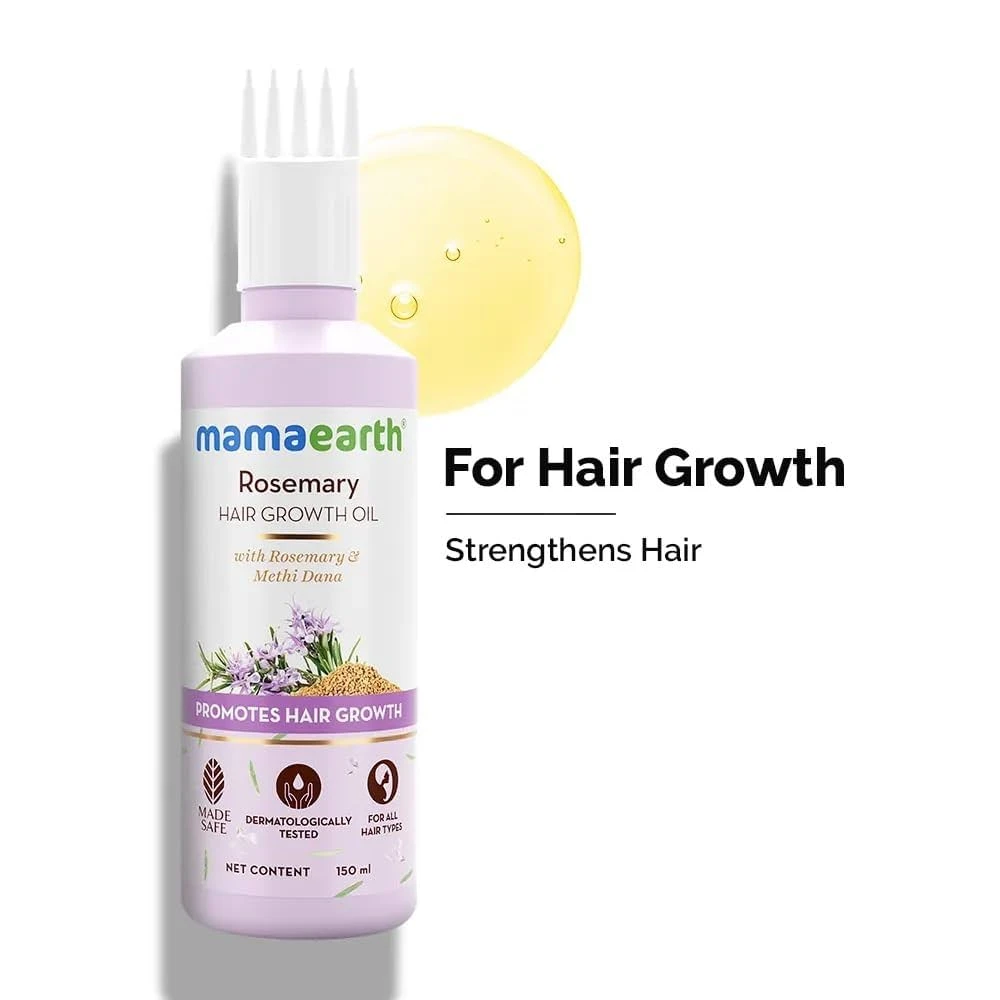Mamaearth Rosemary Hair Growth Oil with Rosemary & Methi Dana 150ml