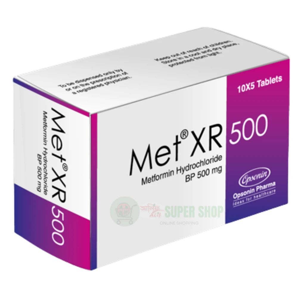 Met XR 500mg Tablet