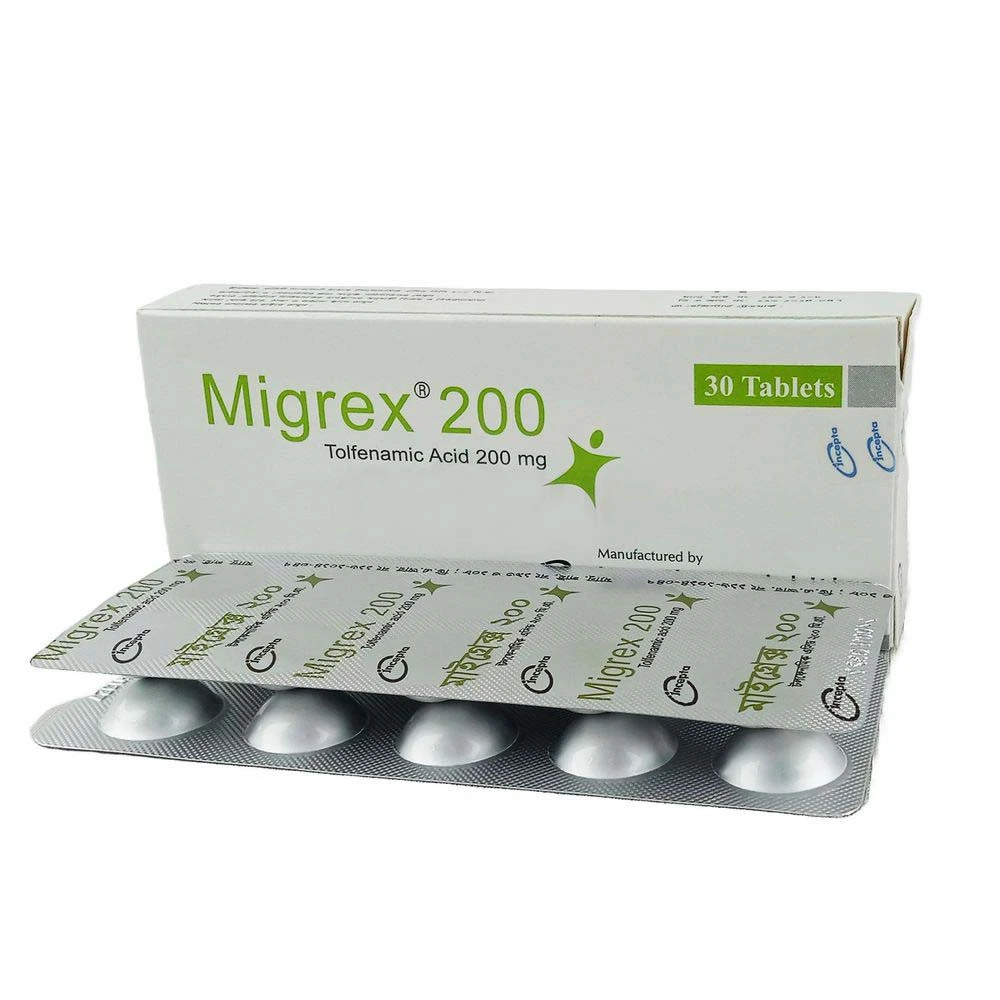 Migrex 200 mg Tablet