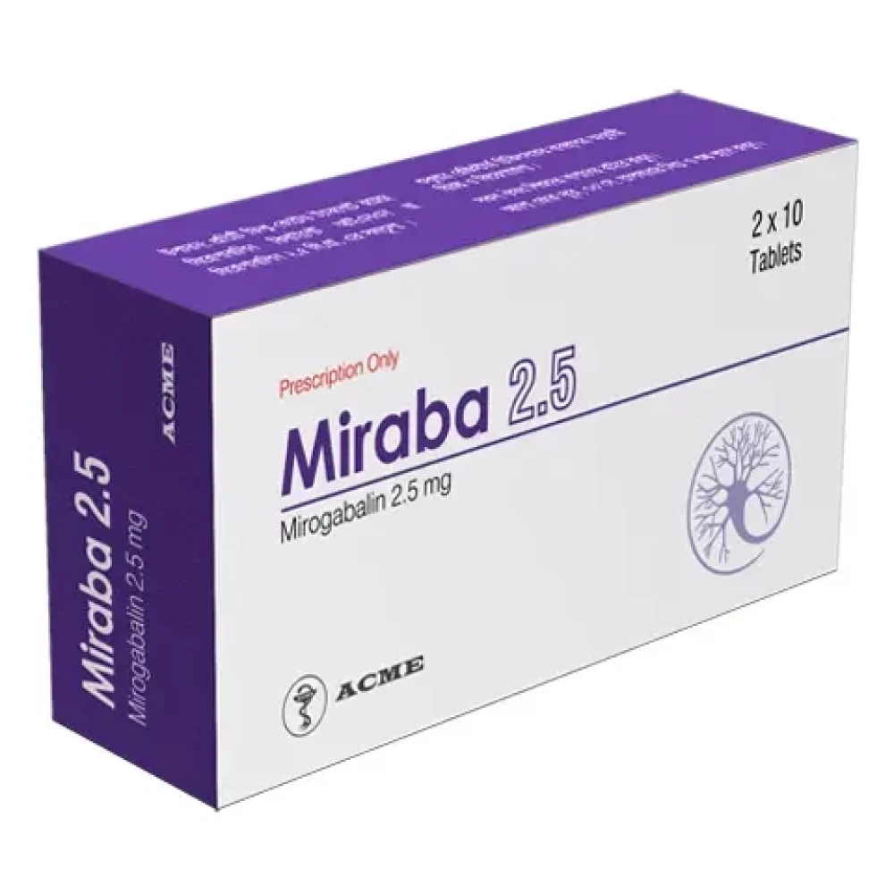 Miraba 2.5 mg Tablet