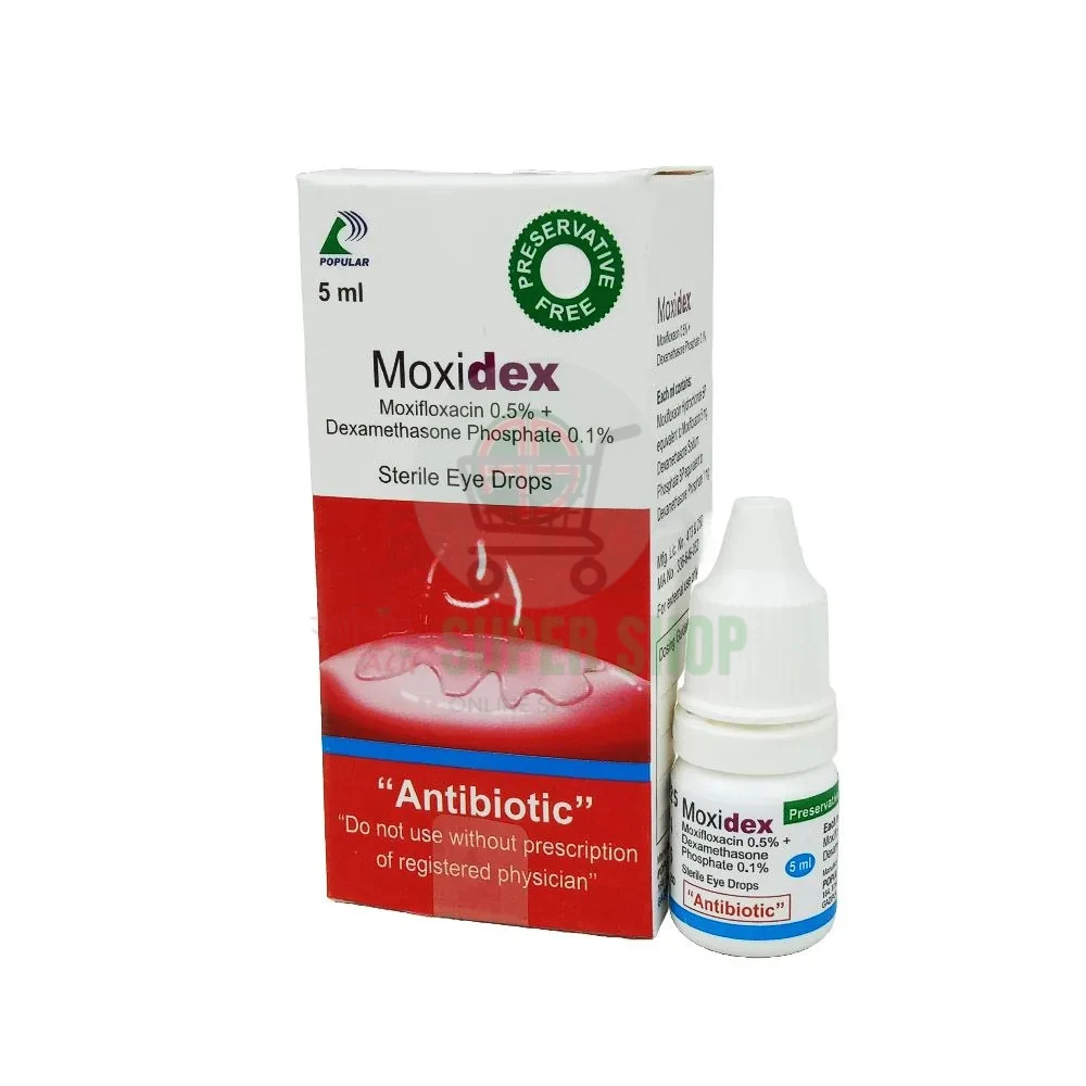 Moxidex Sterile Eye Drops 5ml