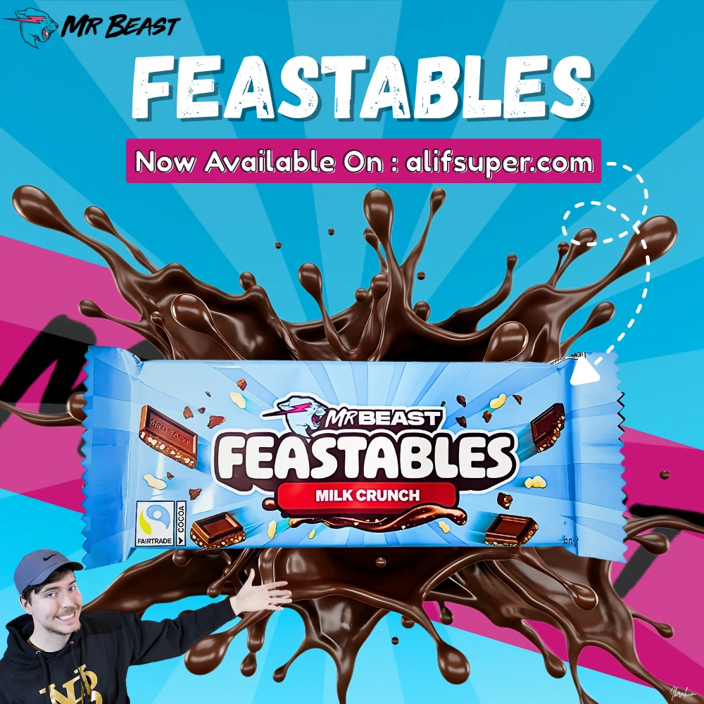 Mr Beast Feastables Milk Crunch 60g