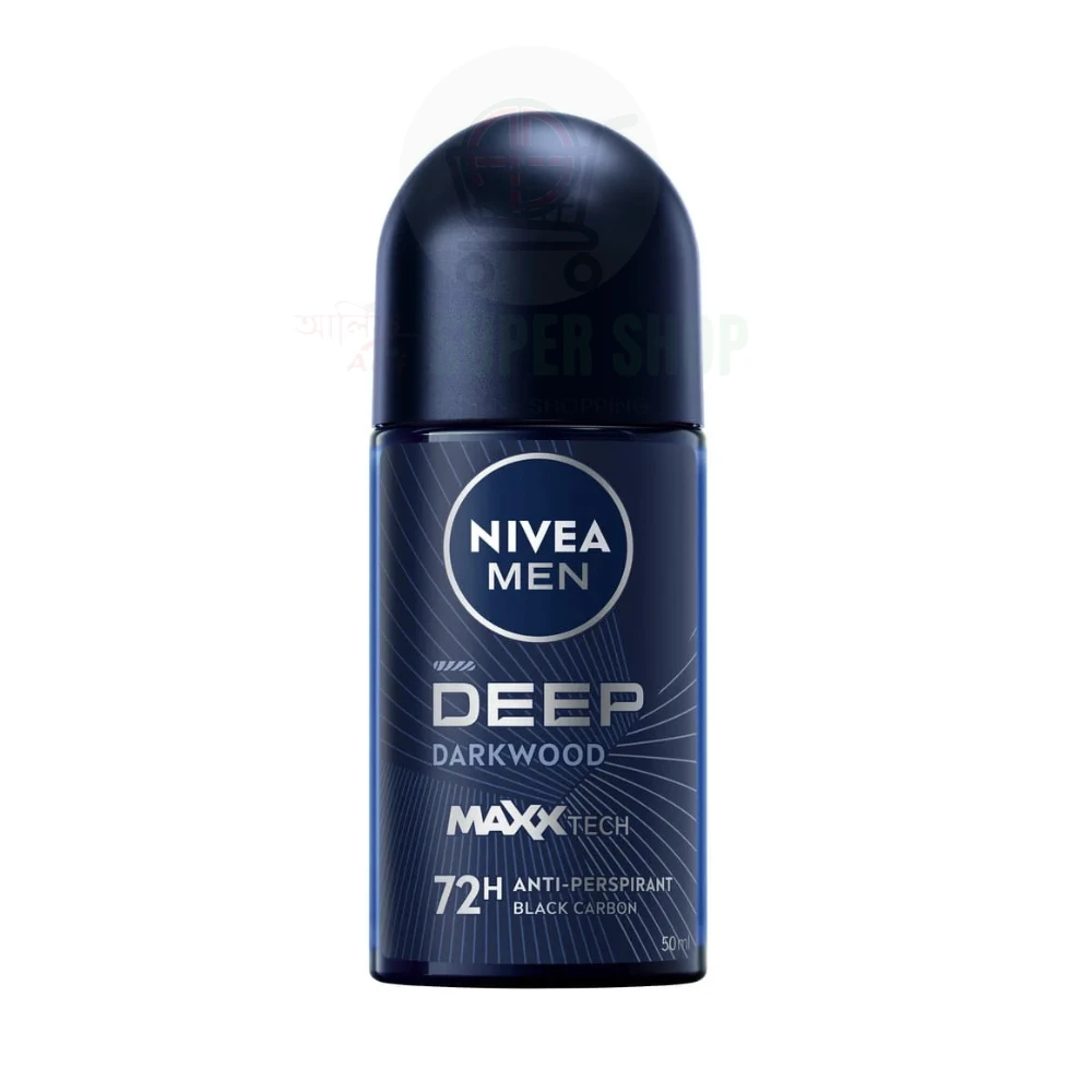 Nivea Men Deep Darkwood Maxxtech Rollon 50ml