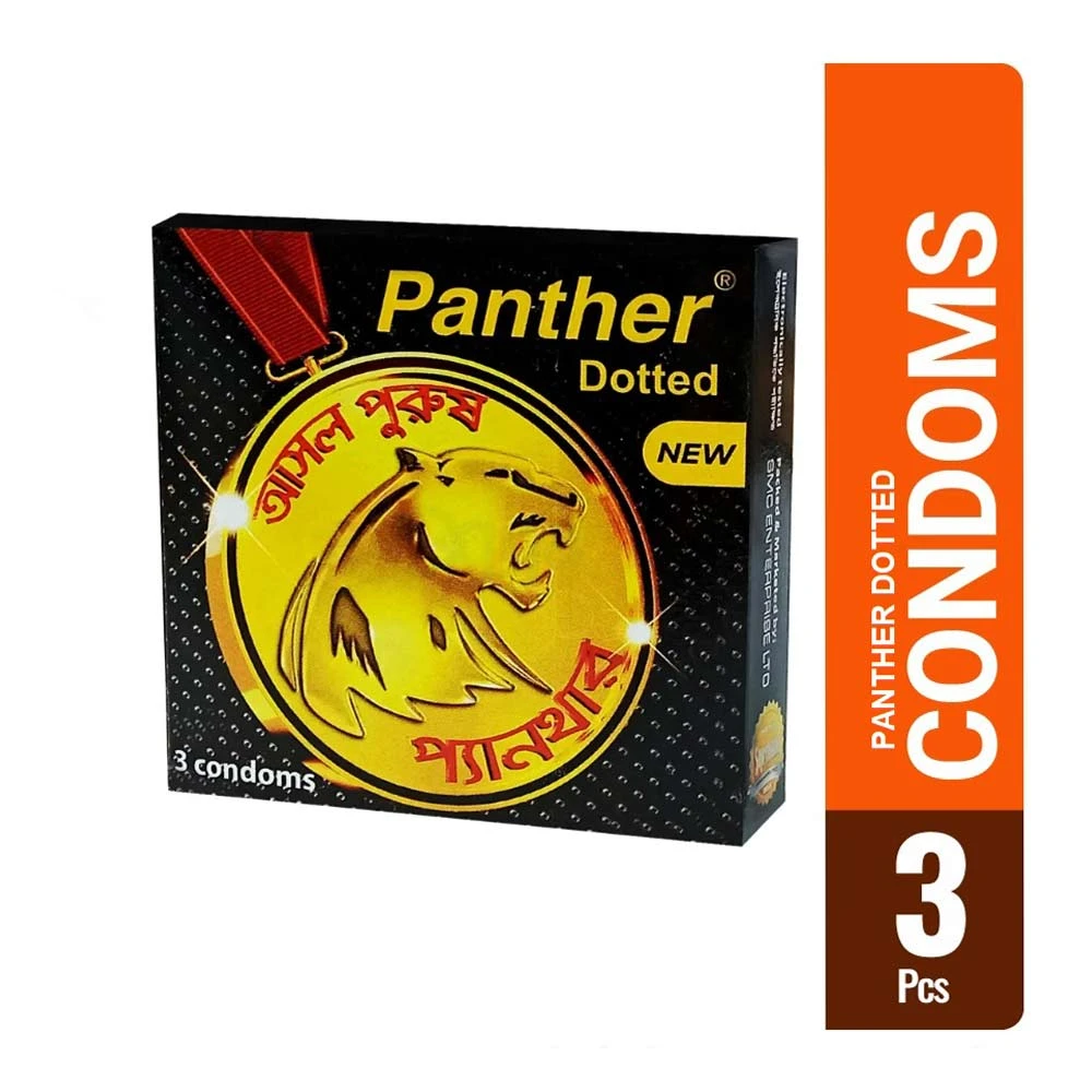 Panther Dotted 3 Condoms