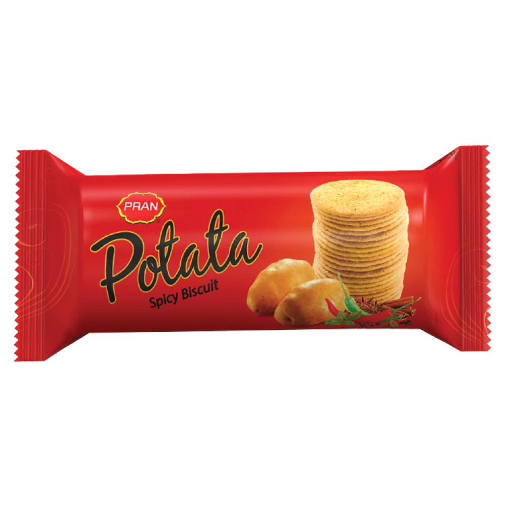 PRAN Potata Spicy Biscuit 100g