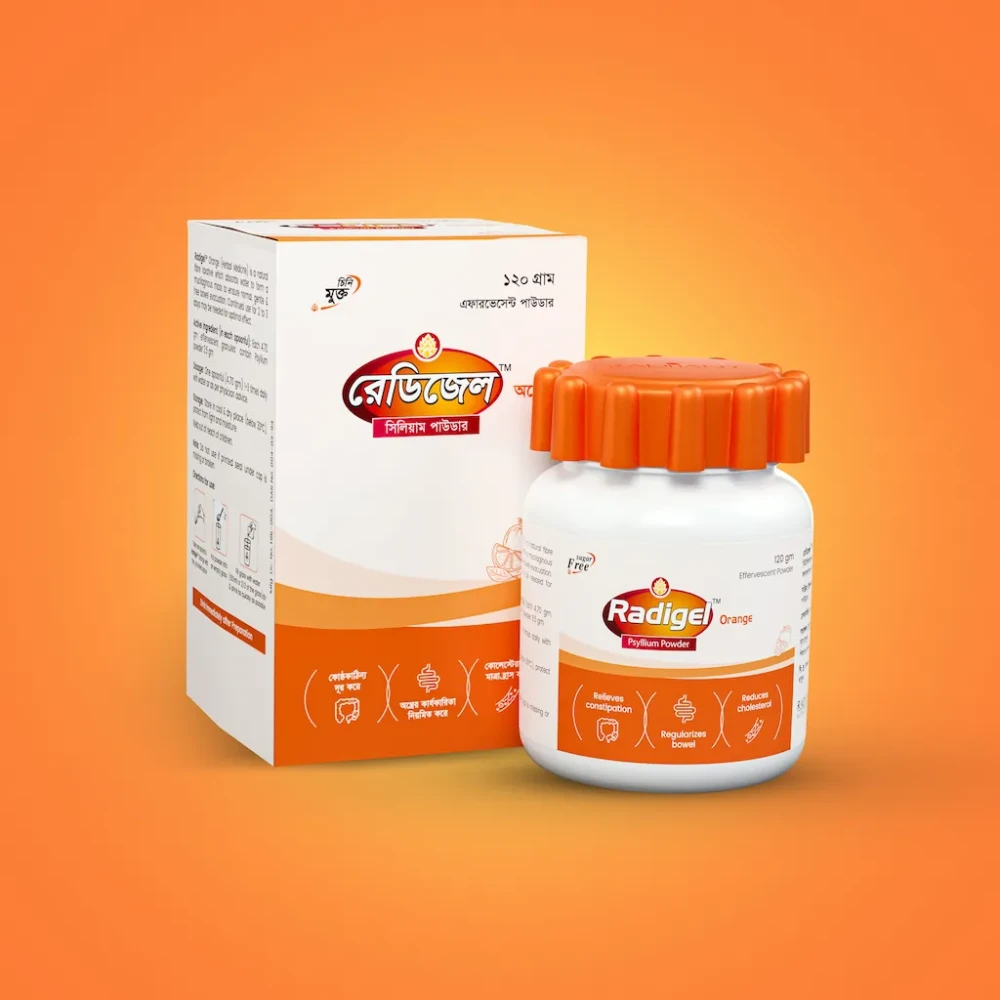 Radigel Orange Psyllium powder 120g