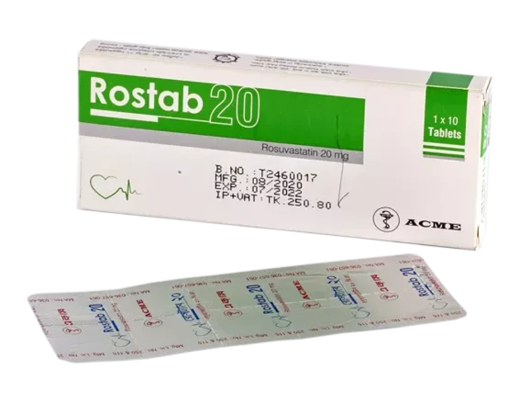 Rostab 20mg Tablet