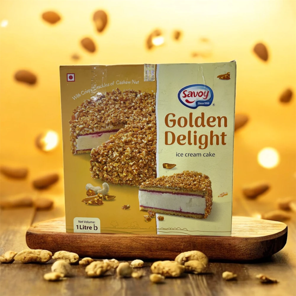 Savoy Golden Delight Ice Cream Cake 1L