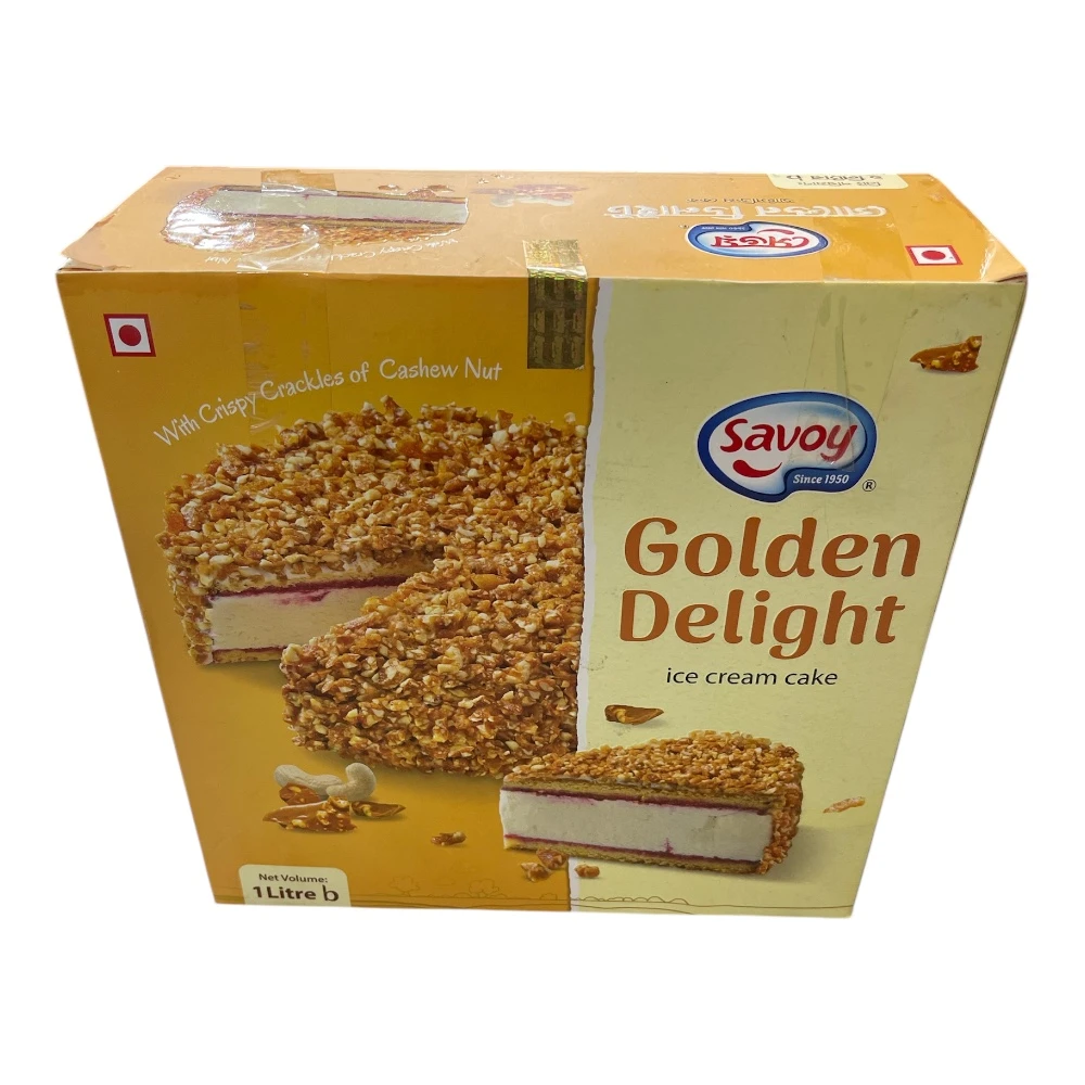 Savoy Golden Delight Ice Cream Cake 1L