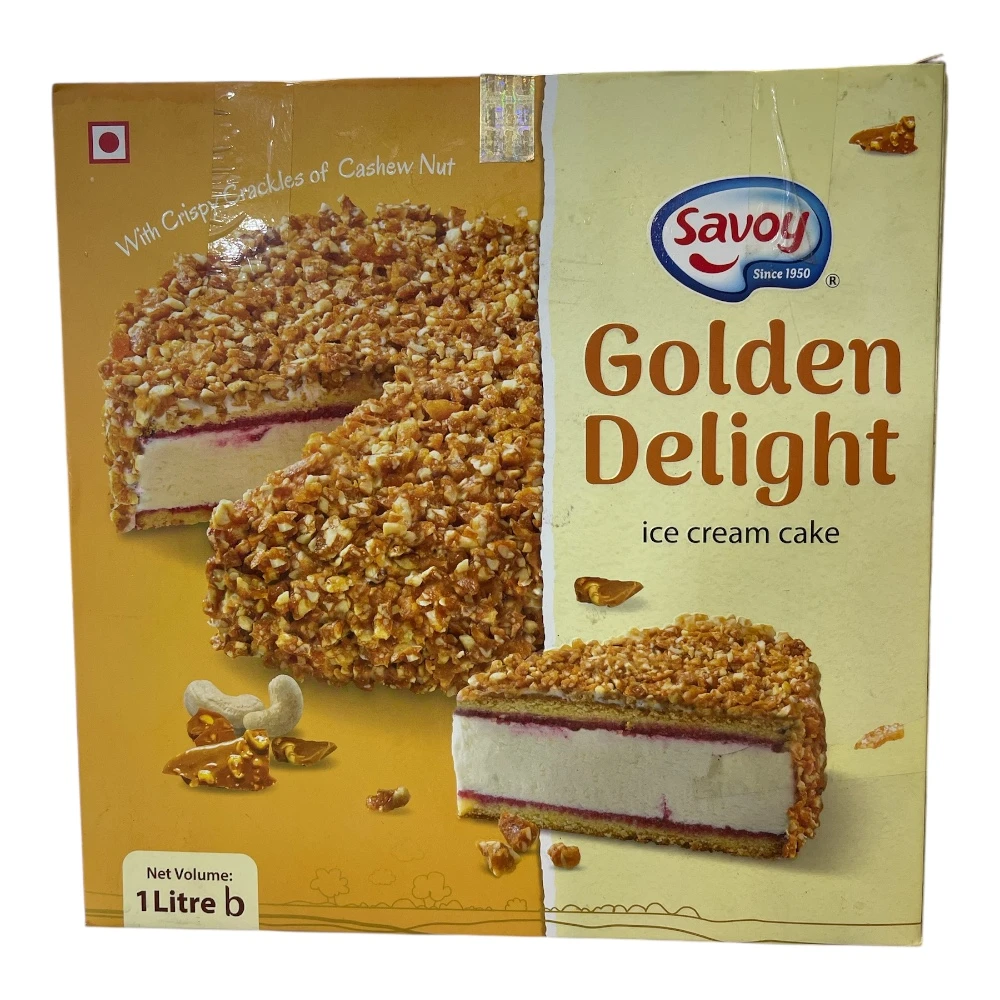 Savoy Golden Delight Ice Cream Cake 1L